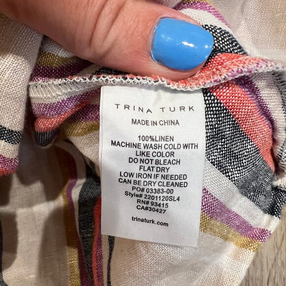 TRINA TURK Women's Solace Top Size XS - Picture 8 of 9